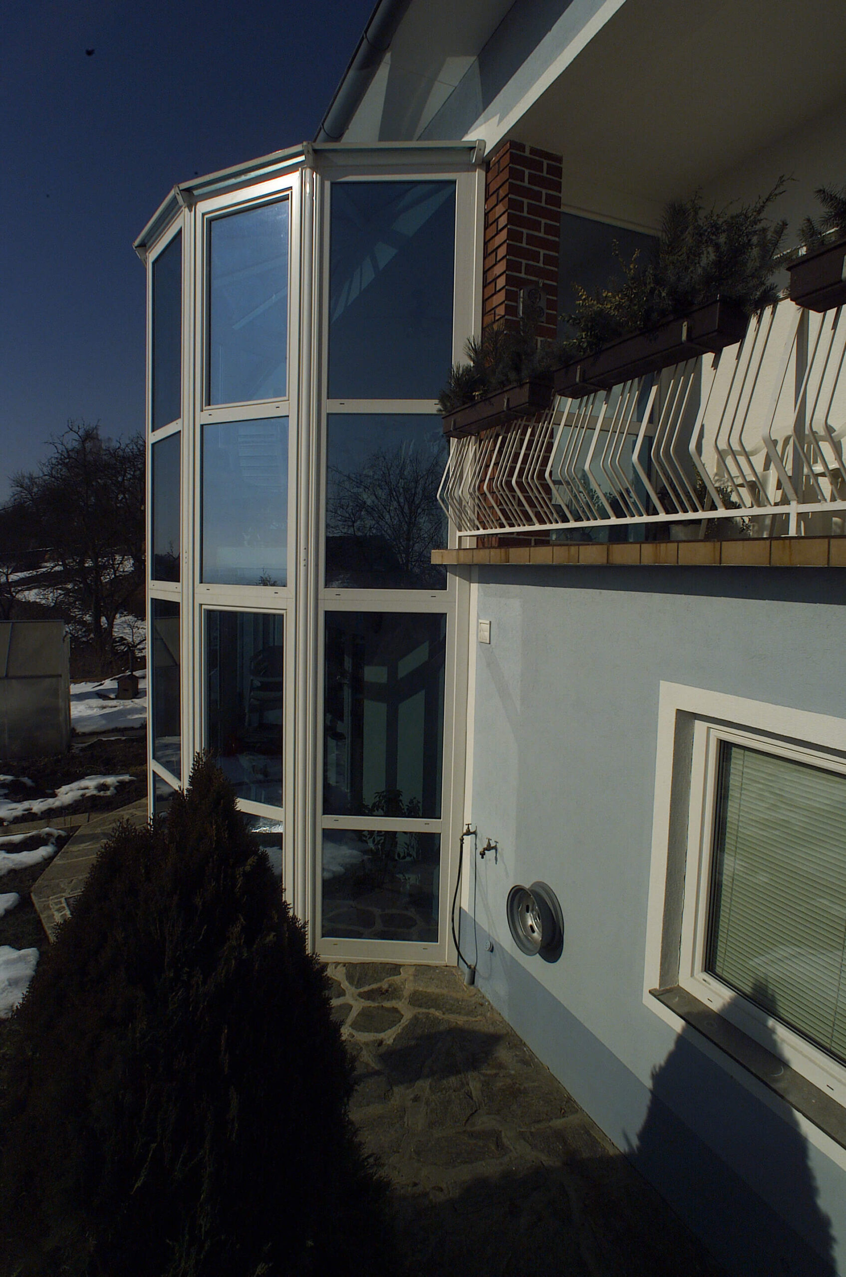 Wintergarten mit Sonnenschutzglas